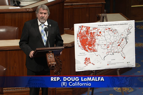 Rep. LaMalfa Applauds Roadless Rule Repeal on House Floor