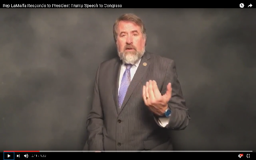 LaMalfa Response to President Trump Speech to Congress 2.28.17 